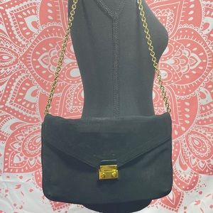 JCrew suede leather purse - Black